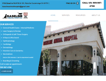 Tablet Screenshot of baselineanimalhospital.com